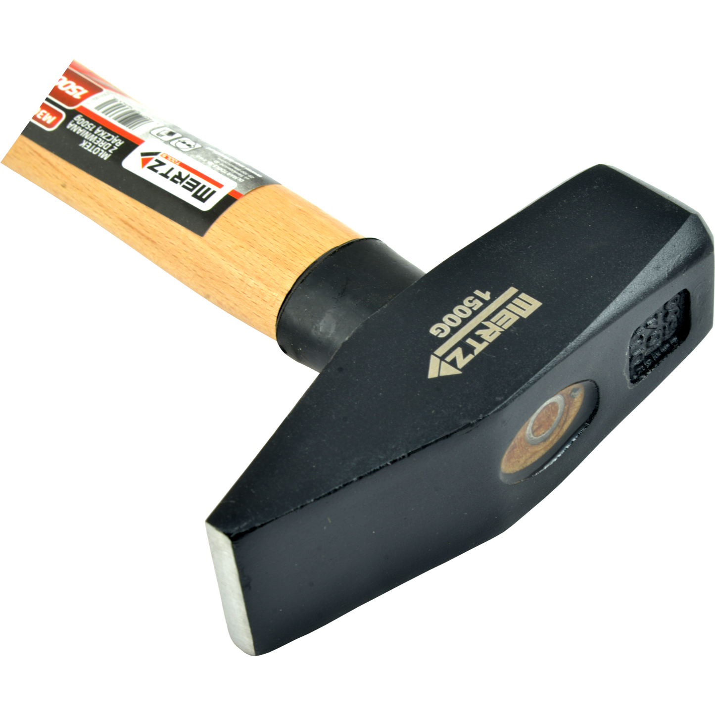 Młotek ślusarski Mertz odporny drewniany trzonek mocny M3068 1500g