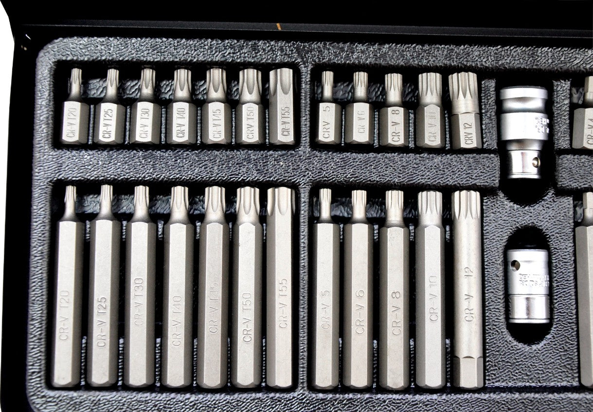 Zestaw kluczy trzpieniowych Mertz komplet bitów HEX TORX SPLINE M12154 x54