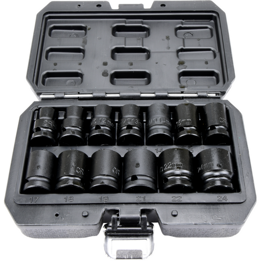 Zestaw nasadek udarowych Mertz nasadowe 1/2" nasadka 10-24mm 13szt M12413