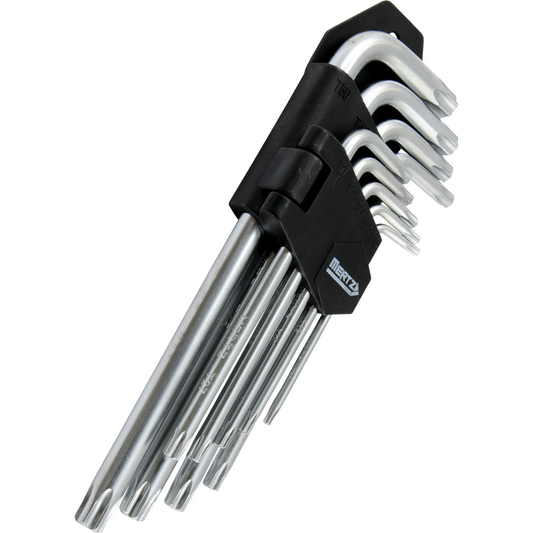 Zestaw kluczy imbus TORX Mertz klucze imbusy torksy 9szt T10-T50 M12142