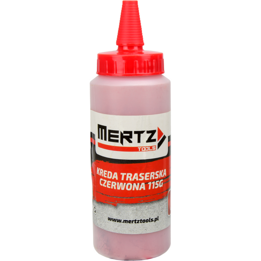 Kreda traserska Mertz sznura farba czerwona murarska M3188 115g malarska