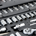 Zestaw kluczy nasadowych Mertz 1/4" narzędzia nasadki bity 48szt M14048