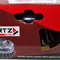 Szczotka czołowa Mertz z gwintem splatana do szlifierki M14 M4047 100mm