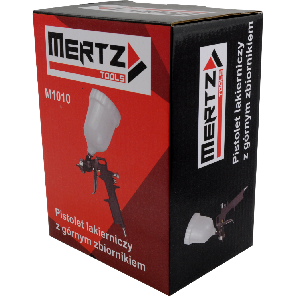 Pistolet lakierniczy Mertz z górnym zbiornikiem górny zbiornik M1010 0,7L