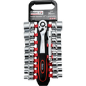 Zestaw grzechotka Mertz klucze nasadowe 1/2" przedłużka 8-32mm 20szt M12020