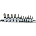 Zestaw kluczy trzpieniowych Mertz komplet bitów 1/4" 3/8" TORX M12165 x11