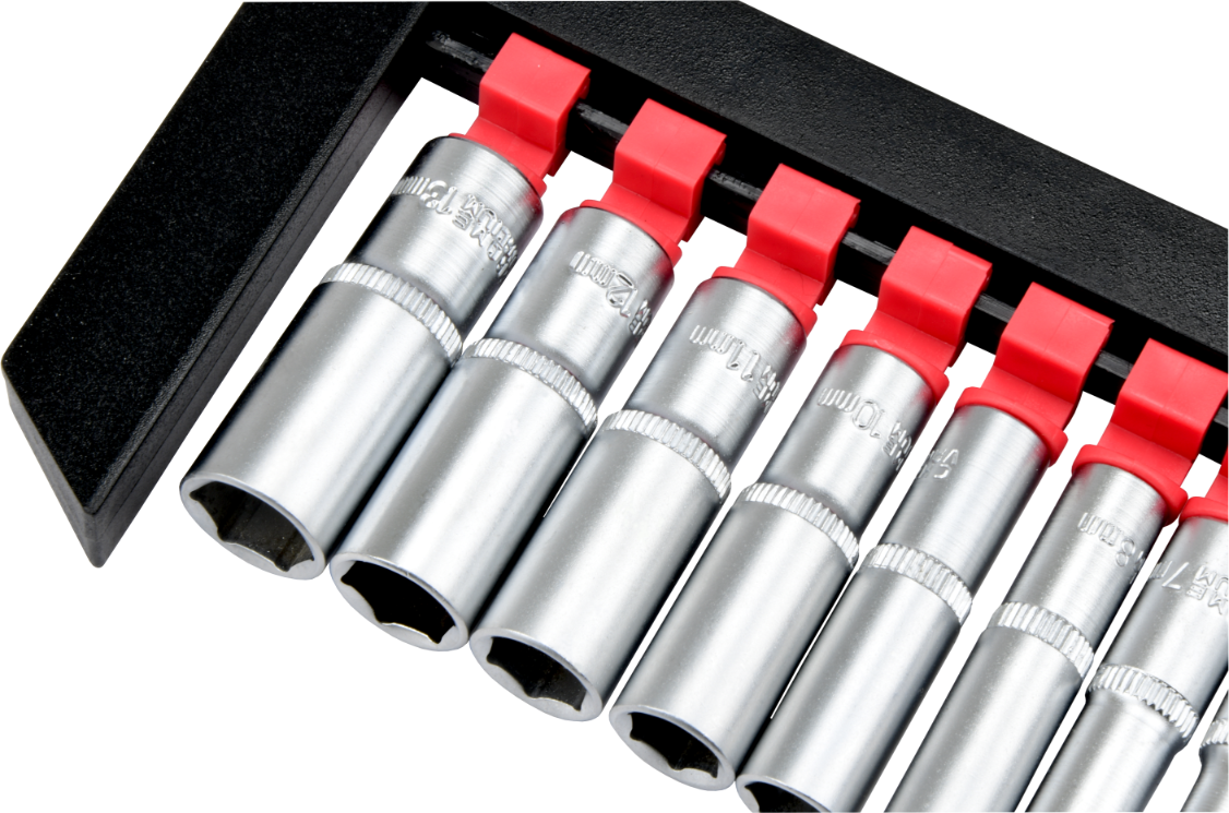 Zestaw nasadek długich Mertz nasadowe 1/4" nasadka 4-13mm 10szt M14210