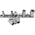 Zestaw kluczy nasadowych Mertz komplet bity 1/4" 3/8" typ-E M12171 x9