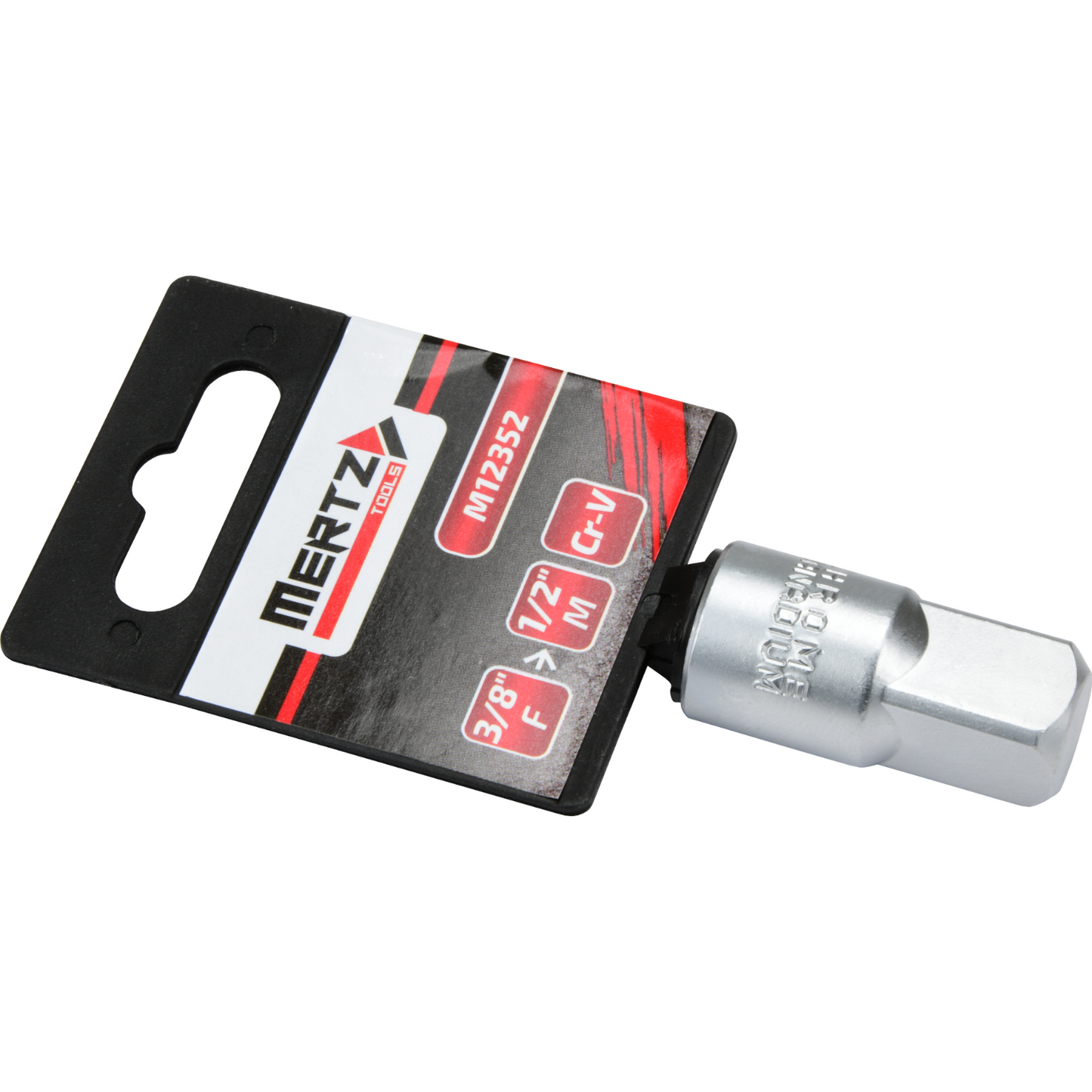 Redukcja do nasadek Mertz nasadka adapter 3/8" F na 1/2" M Cr-V M12352