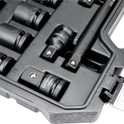 Zestaw nasadek udarowych Mertz nasadowe 1/2" nasadka 10-27mm 19szt M12419