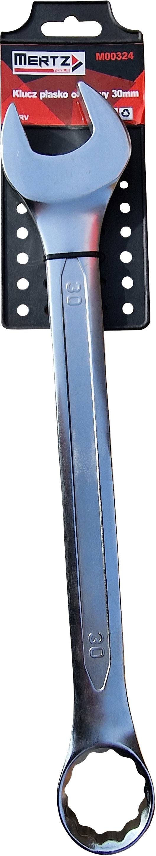 Klucz płasko oczkowy Mertz CRV polerowany płaski DIN3113 M00310 16mm
