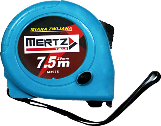 Miara zwijana Mertz miarka taśma metrówka M3975 z blokadą 25mm 7,5m