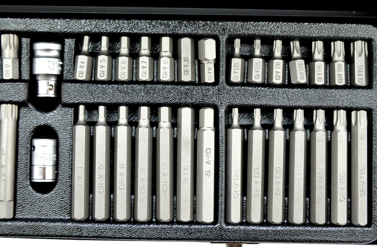 Zestaw kluczy trzpieniowych Mertz komplet bitów HEX TORX SPLINE M12154 x54