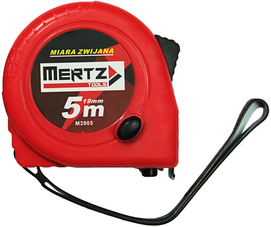 Miara zwijana Mertz miarka taśma metrówka M3905 z blokadą 19mm 5m