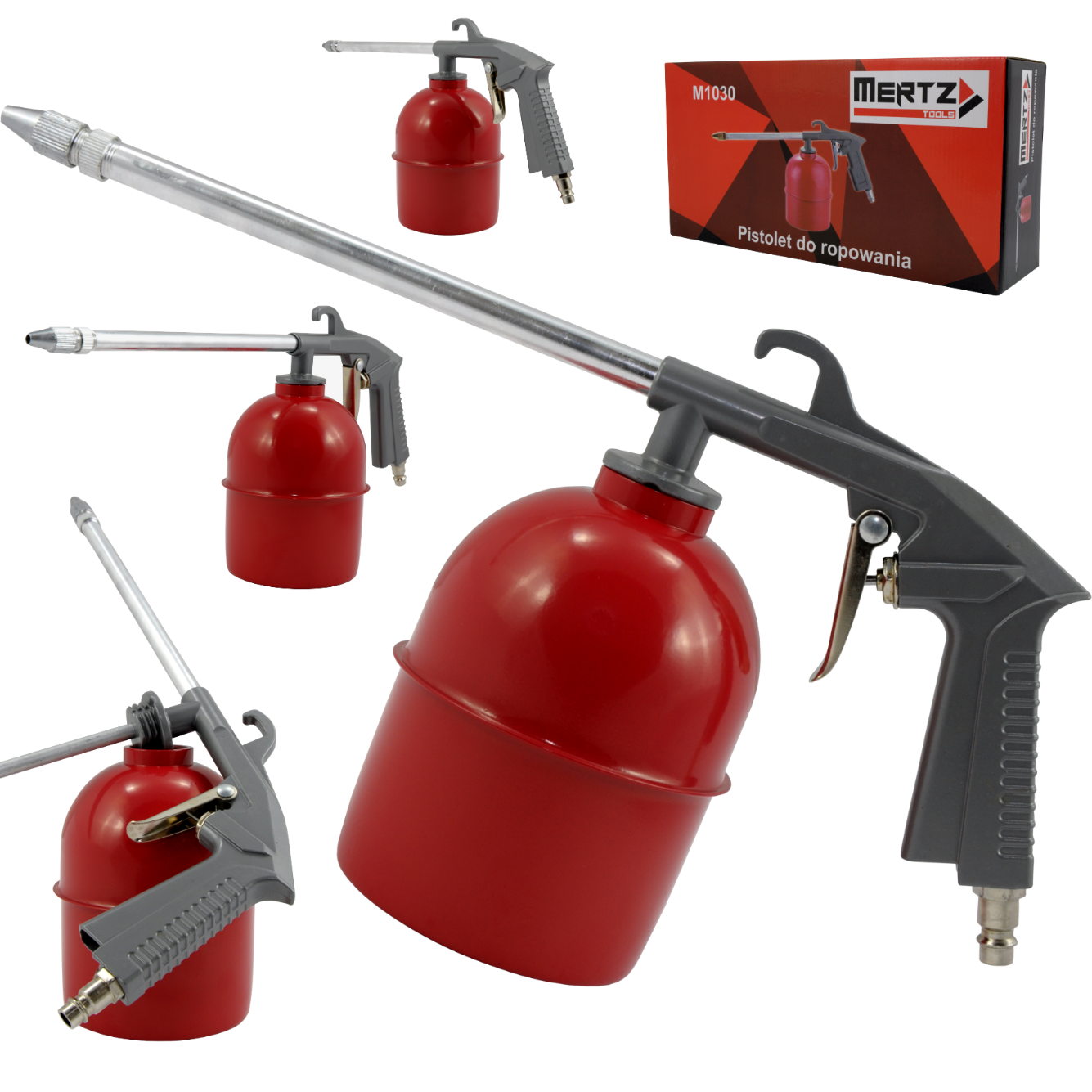 Pistolet do ropowania Mertz smarownica ropownica zbiornik konserwacja M1030