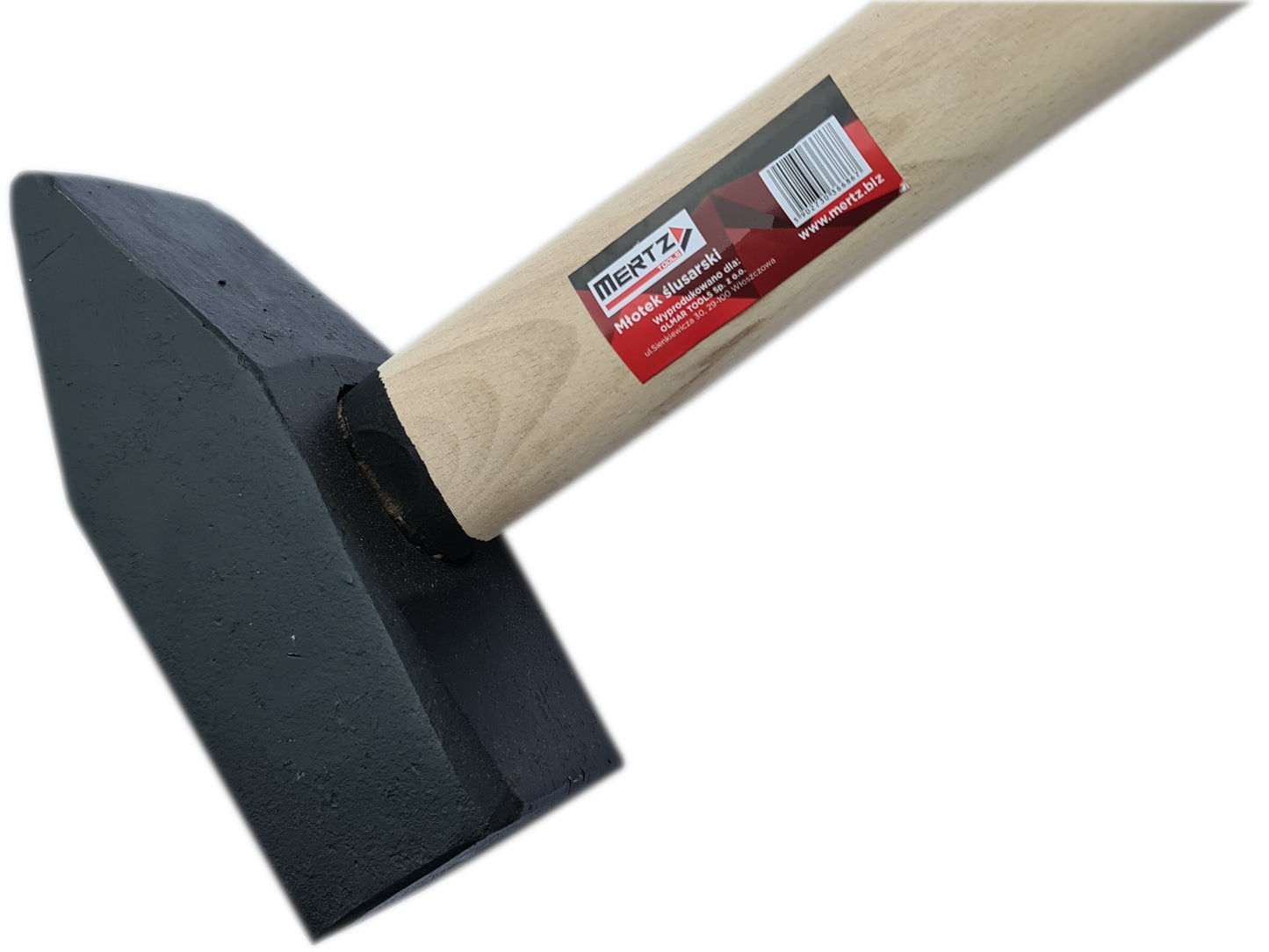 Młotek ślusarski Mertz polski odporny drewniany trzonek mocny MP3014 6kg