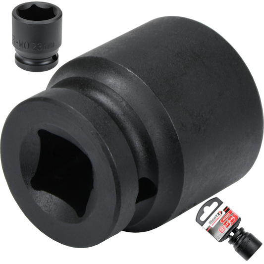 Nasadka udarowa Mertz klucz nasadowy sześciokątna Cr-Mo M12613 1/2" 23 mm