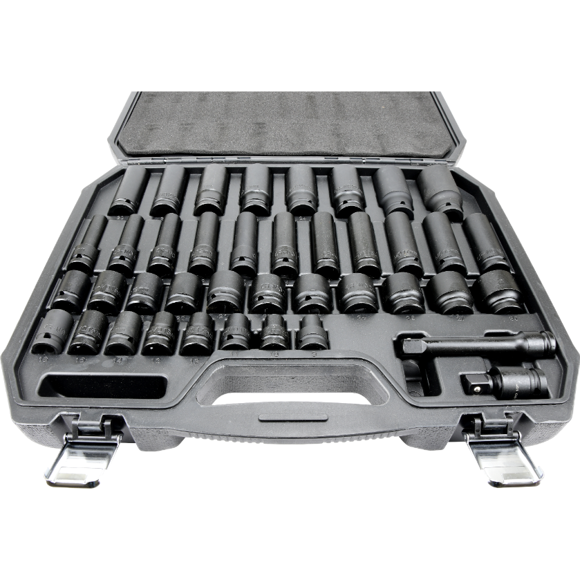 Zestaw nasadek udarowych Mertz nasadowe 1/2" nasadka 9-30mm 40szt M12440