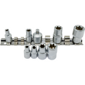 Zestaw kluczy nasadowych Mertz komplet bity 1/4" 3/8" typ-E M12171 x9