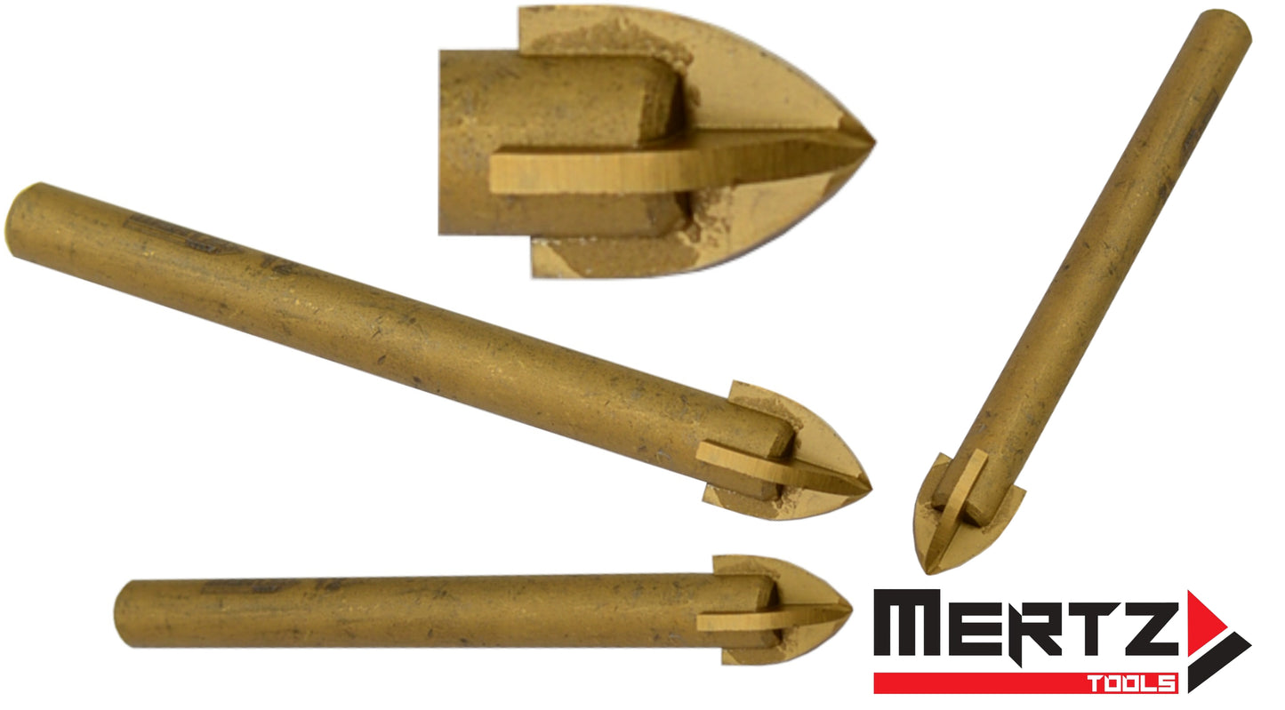 Wiertło uniwersalne Mertz do płytek metalu cegły gresu szkła M1894 6mm