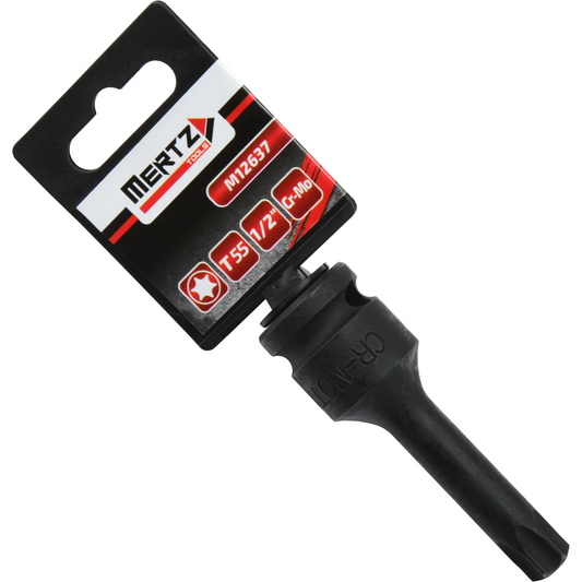Klucz trzpieniowy TORX Mertz 78mm bit udarowy T55 1/2" Cr-Mo M12637