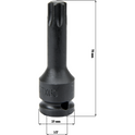 Klucz trzpieniowy TORX Mertz 78mm bit udarowy T60 1/2" Cr-Mo M12638