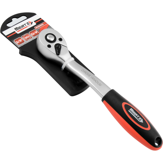 Klucz grzechotka Mertz nasadowy do bitów nasadek M38003 3/8" 90 zęby Cr-V