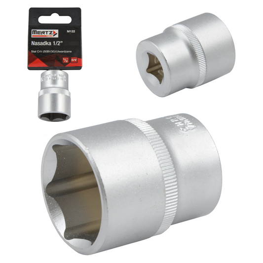 Nasadka Mertz klucz nasadowy sześciokątna CrV M12237 1/2" 24mm