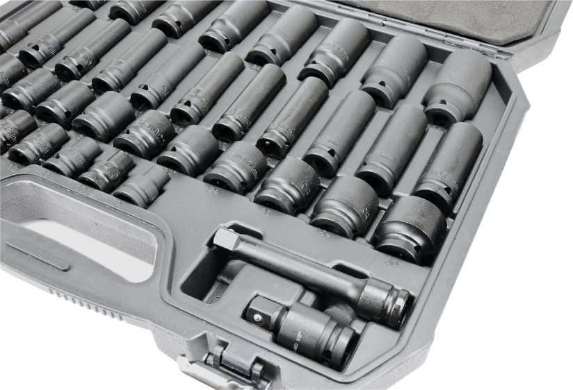 Zestaw nasadek udarowych Mertz nasadowe 1/2" nasadka 9-30mm 40szt M12440