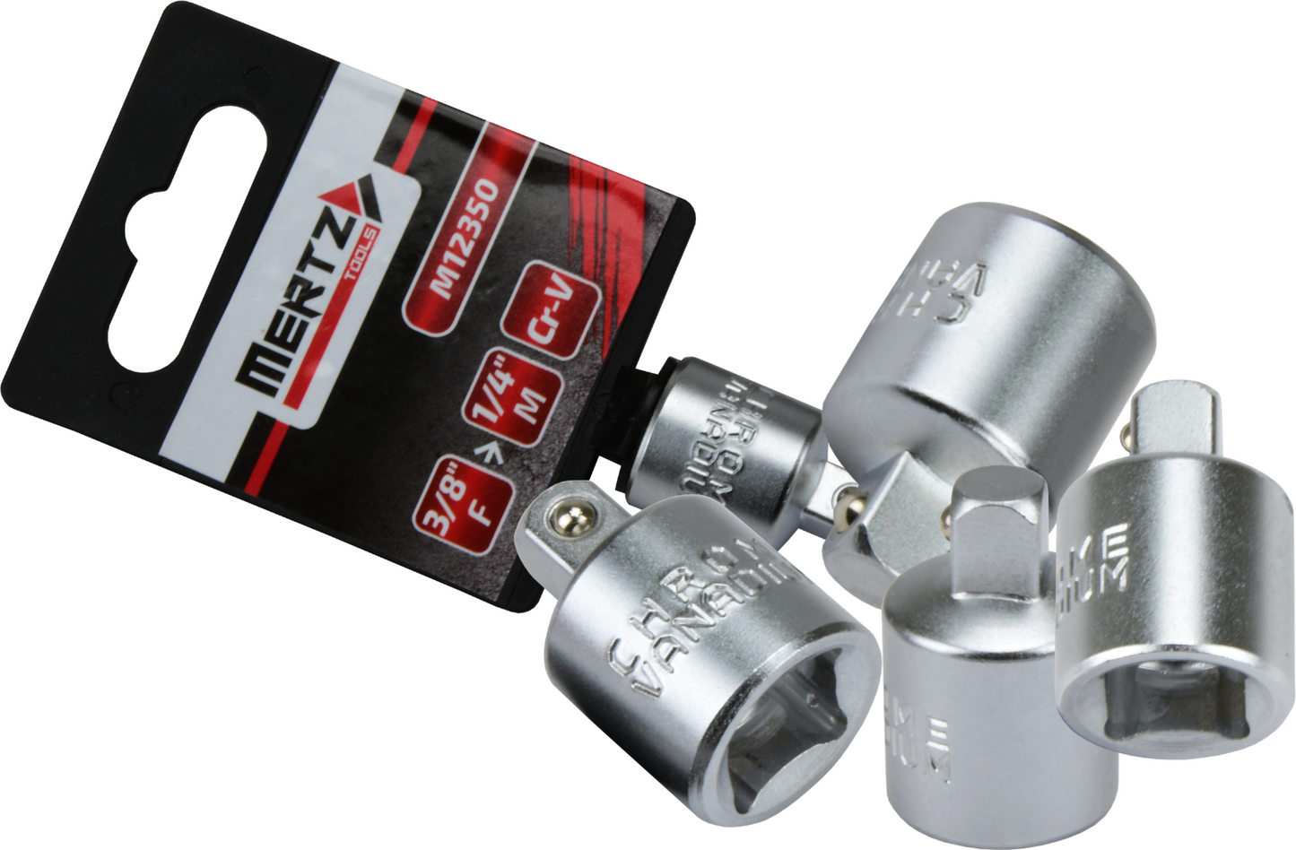 Redukcja do nasadek Mertz nasadka adapter 3/8" F na 1/4" M Cr-V M12350