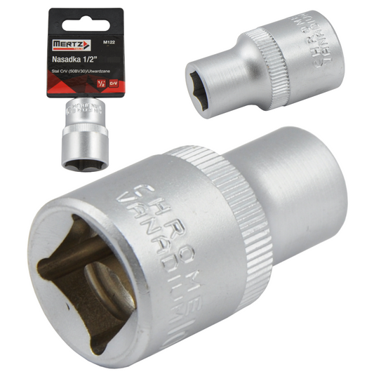 Nasadka Mertz klucz nasadowy sześciokątna CrV M12221 1/2" 8mm