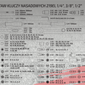 Zestaw kluczy nasadowych Mertz 1/4" 3/8" 1/2" nasadki bity 219szt M12219