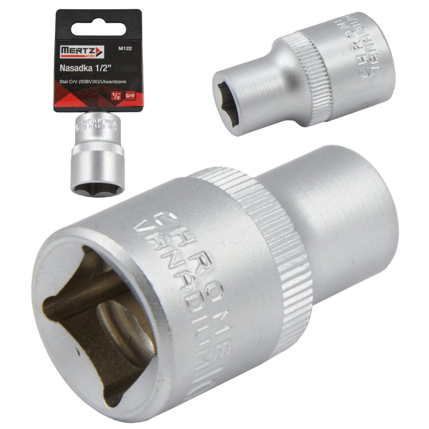 Nasadka Mertz klucz nasadowy sześciokątna CrV M12224 1/2" 11mm