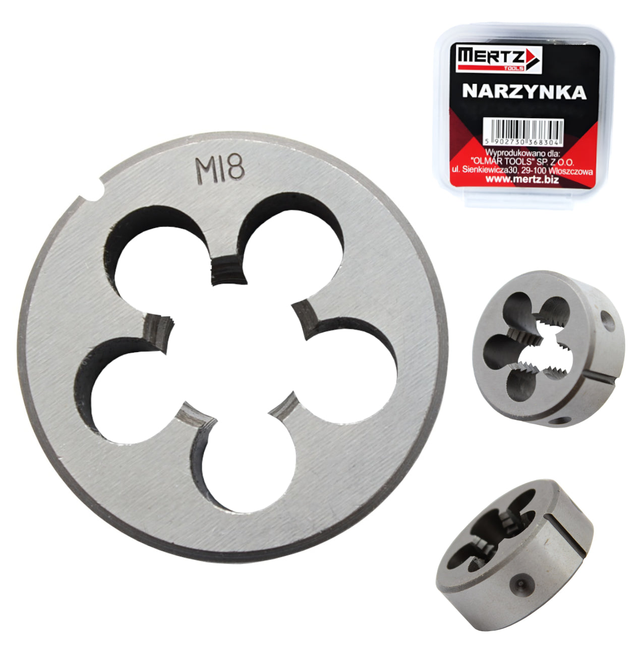 Narzynka metryczna Mertz gwintownik trwały gwint M12 x 1,25mm DIN352 M2033