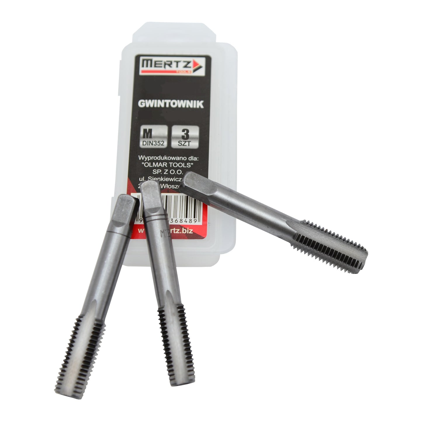 Gwintownik ręczny Mertz do naprawy trwały M6 x 0,75mm DIN352 M2058 3szt