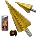 Wiertło stożkowe Mertz stopniowe choinkowe tytan do metalu HSS M1601 4-39mm