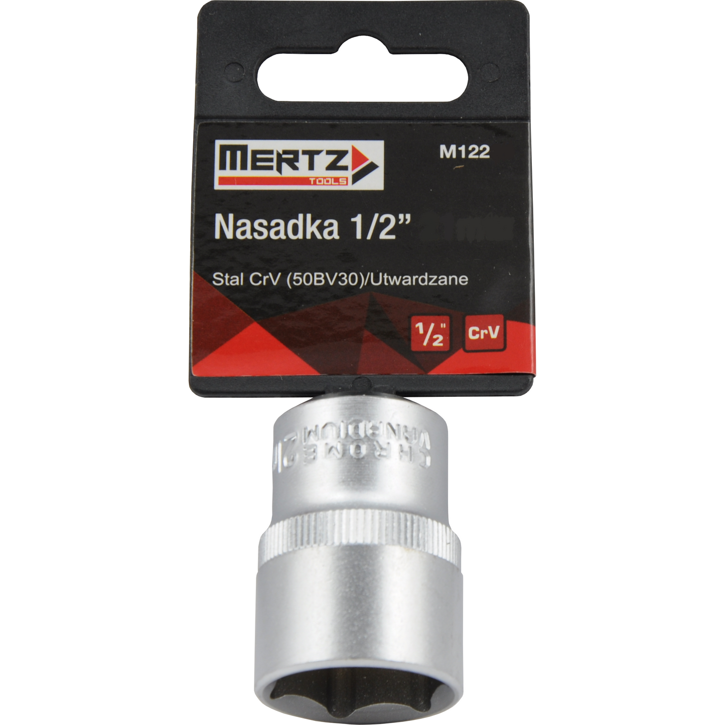 Nasadka Mertz klucz nasadowy sześciokątna CrV M12223 1/2" 10mm
