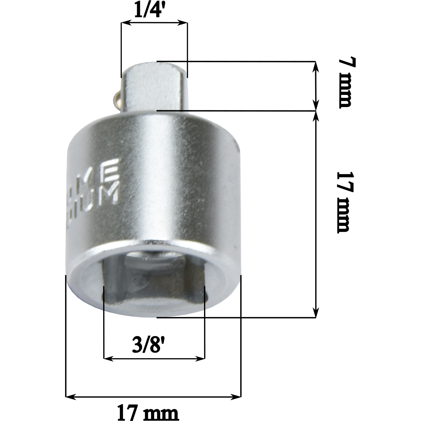 Redukcja do nasadek Mertz nasadka adapter 3/8" F na 1/4" M Cr-V M12350