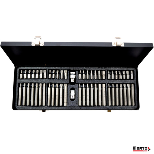 Zestaw kluczy trzpieniowych Mertz komplet bitów HEX TORX SPLINE M12154 x54