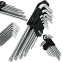 Zestaw kluczy imbus TORX Mertz klucze imbusy torksy 9szt T10-T50 M12142