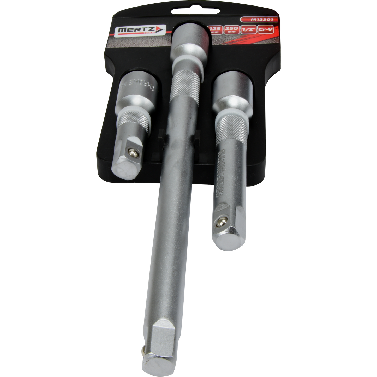 Zestaw przedłużek do nasadek M12301 1/2" 3szt 75 125 250 mm klucz nasadowy