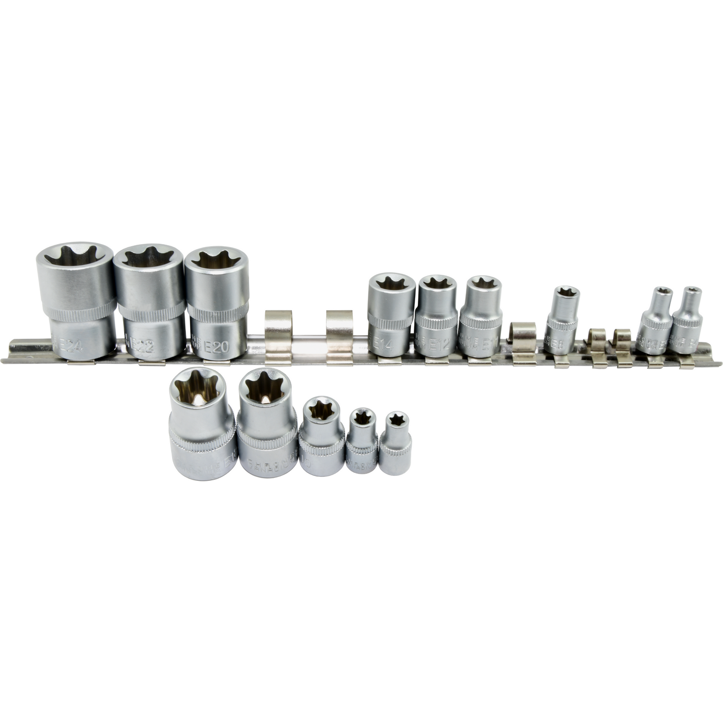 Zestaw kluczy nasadowych Mertz komplet bity 1/2" 1/4" 3/8" typ-E M12172 x14