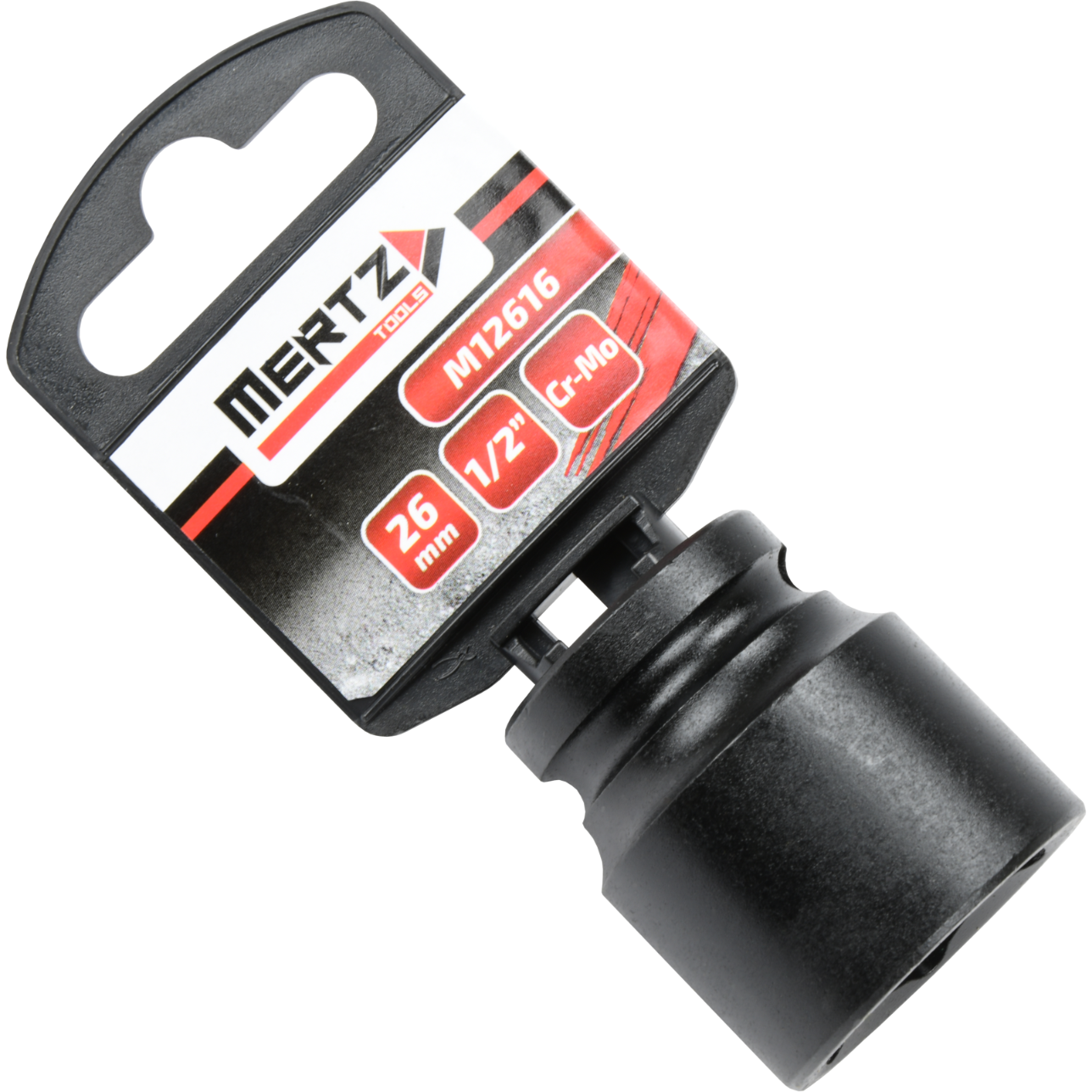 Nasadka udarowa Mertz klucz nasadowy sześciokątna Cr-Mo M12616 1/2" 26 mm