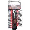 Zestaw grzechotka Mertz klucze nasadowe bity 1/4" przedłużka 28szt M14028