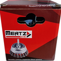 Szczotka czołowa Mertz z trzpieniem splatana do wiertarki 6mm M4045 65mm