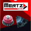 Szczotka czołowa Mertz z gwintem splatana do szlifierki M14 M4001 65mm