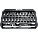 Zestaw kluczy nasadowych Mertz 1/4" narzędzia nasadki bity 53szt M14053