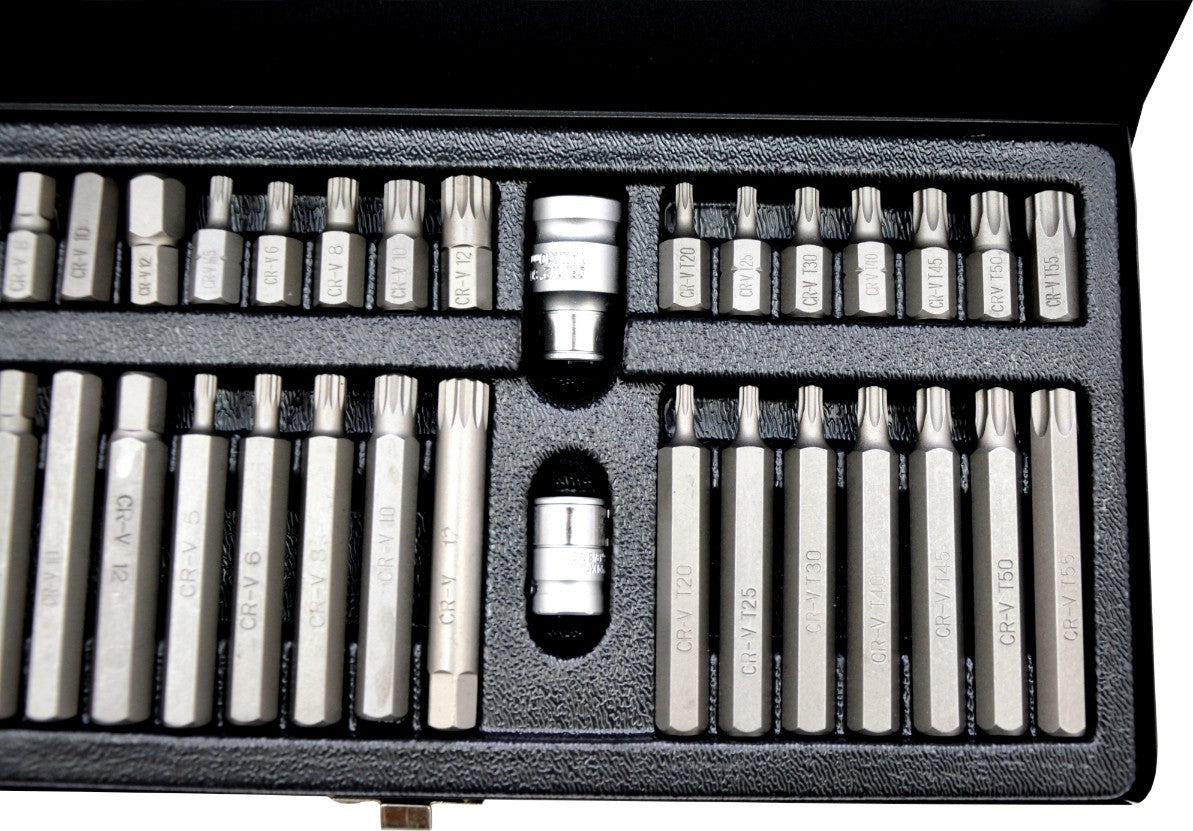 Zestaw kluczy trzpieniowych Mertz komplet bitów HEX TORX SPLINE M12140 x40