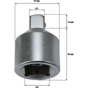 Redukcja do nasadek Mertz nasadka adapter 3/4" F na 1/2" M Cr-V M12355