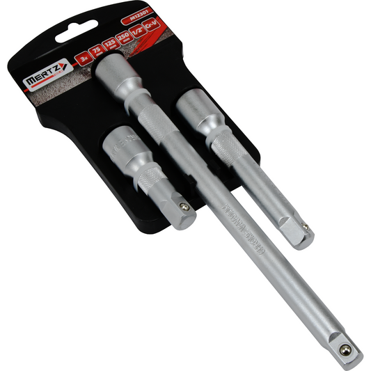 Zestaw przedłużek do nasadek M12301 1/2" 3szt 75 125 250 mm klucz nasadowy
